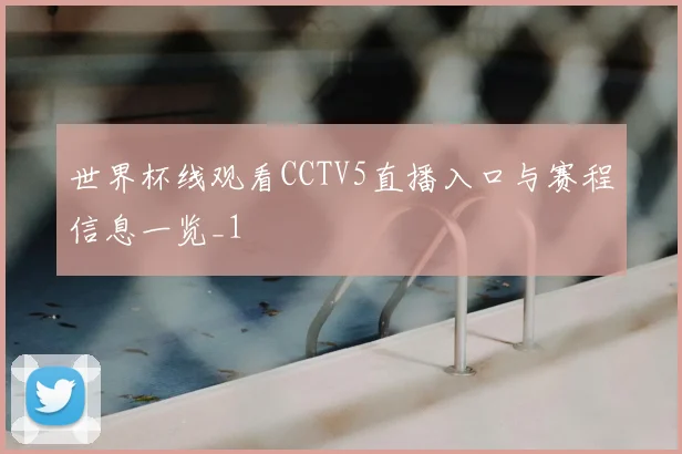 世界杯线观看CCTV5直播入口与赛程信息一览_1